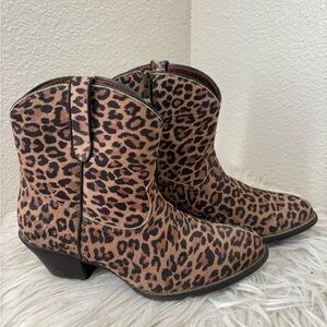 Ariat Leopard Print Leather Boots